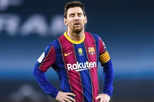 Lionel Messi về đội tuyển và để ngỏ tương lai ở Barca. Ảnh: Getty Images