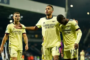 Pierre-Emerick Aubameyang đã “thông nòng” với một cú hat-trick. Ảnh: Getty Images