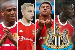 Martial, Van De Beek, Lingard và Bailly đang sẵn sàng ra đi và Newcastle có thể là điểm đến.