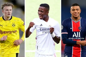 Real Madrid tham vọng sở hữu bộ ba tấn công trẻ trung nhưng tài năng bật nhất thế giới.