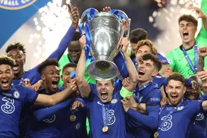 Chelsea đăng quang Champions League mùa qua.