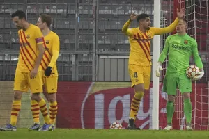 Barcelona đã kết thúc mùa giải Champions League đầy thất vọng.