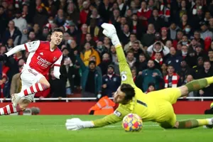 Gabriel Martinelli đã mở đường chiến thắng cho Arsenal. Ảnh: Getty Images