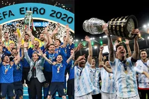 Italia và Argentina sẽ đấu với nhau vào ngày 1-6 tại sân Wembley (London, Anh).