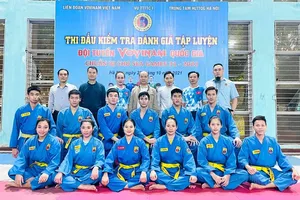 Đội tuyển vovinam Việt Nam tập luyện rất tập trung từ năm 2021 và năm 2022. Ảnh: vovinam VN