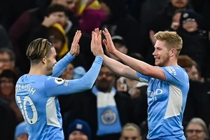 Kevin De Bruyne tiếp tục truyền cảm hứng cho Man.City. Ảnh: Getty Images