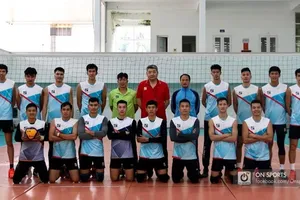 Đội tuyển bóng chuyền nam quốc gia đang tập trung tại Trung tâm HLTTQG Hà Nội. 