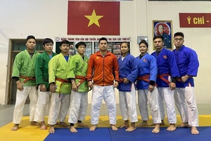 VĐV Kurash quốc gia sẽ có cơ hội thử sức tại giải vô địch châu Á 2022. Ảnh: H.TRƯỞNG