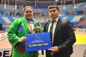 VĐV Trần Thị Thanh Thủy đã giành HCB tại giải vô địch châu Á 2022. Ảnh: T.HỌC