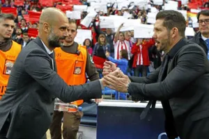 HLV Diego Simeone lạc quan vào cơ hội khác lật đổ một đội bóng của Pep Guardiola.
