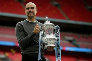 HLV Pep Guardiola chỉ thắng một FA Cup sau 4 lần vào bán kết. Ảnh: Getty Images
