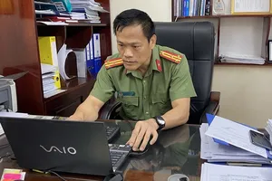 Giám đốc Trung tâm Huấn luyện và thi đấu thể thao (Bộ Công an) Nguyễn Xuân Hải. Ảnh: MINH CHIẾN 