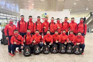 Bóng ném trong nhà Việt Nam đã sớm có huy chương SEA Games do chỉ có 3 quốc gia tham dự. Ảnh: AHB