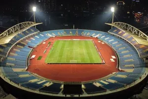 Ban tổ chức SEA Games 31 sẽ tổ chức Lễ thượng cờ tại sân Mỹ Đình. Ảnh: MINH HOÀNG