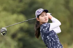 Đoàn Xuân Khuê Minh đang tạm dẫn đầu bảng nữ. Ảnh: NHƯ Ý