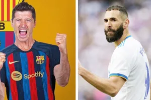 Robert Lewandowski sẽ cạnh tranh hấp dẫn với Karim Benzema ở mùa tới.