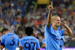 Erling Haaland ghi bàn thắng duy nhất của trận giao hữu với Bayern Munich tại Mỹ.