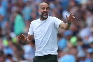 HLV Pep Guardiola muốn Man.City tiến từng bước vững chắc. Ảnh: Getty Images