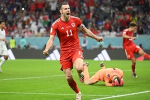 Gareth Bale đã giành lại một điểm quý giá cho tuyển Xứ Wales trước tuyển Mỹ.