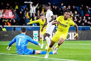 Samuel Chukwueze ghi cú đúp giúp Villarreal ngược dòng thắng 3-2 trước chủ nhà Real Madrid.