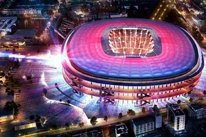 Phối cảnh lung linh của sân Spotify Camp Nou mới.