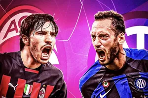 AC Milan và Inter Milan chiến đấu tại San Siro để có cơ hội nâng tổng số cúp châu Âu của thành phố lên con số 22.