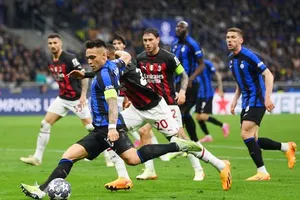 Bàn thắng ở phút 74 của Lautaro Martinez đã chấm dứt mọi hy vọng lội ngược dòng của Milan.
