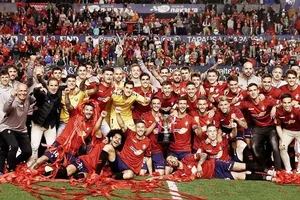 Osasuna vẫn có suất tham dự châu Âu đầu tiên sau 17 năm. 