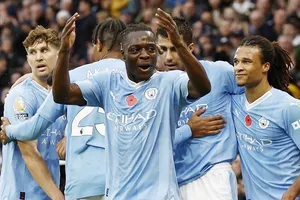 Jeremy Doku đã truyền cảm hứng cho Man.City đánh bại Bournemouth 6-1 vào thứ Bảy.