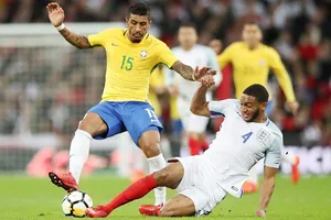 Brazil và tuyển Anh có trận đối đầu cuối cùng là tỷ số hòa 0-0 vào năm 2017.