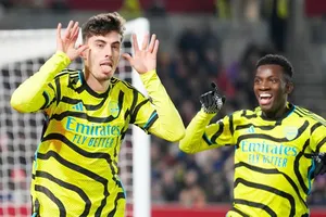Bàn thắng ở phút 89 của Kai Havertz đã đưa Arsenal lên ngôi đầu Premier League.