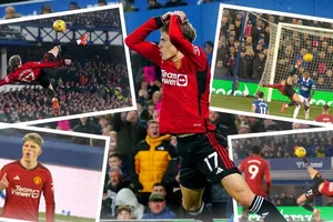 Alejandro Garnacho đã ghi bàn sau cú “ngã bàn đèn” kỳ diệu để sớm mở tỷ số.