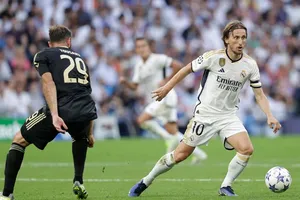 Luka Modric trong chiến thắng của Real Madrid trước Union Berlin ở lượt đi.