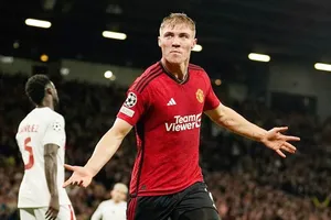 Rasmus Hojlund đã được bầu chọn là Tài năng của Đan Mạch năm 2023.