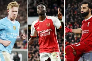 Cuộc đua danh hiệu Premier League hấp dẫn nhất trong nhiều năm đã hình thành trước 15 vòng đấu cuối.