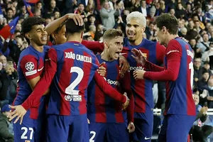 Barcelona trở lại vòng tứ kết sau chiến thắng thuyết phục 3-1 trước Napoli ở lượt về vòng 1/8.