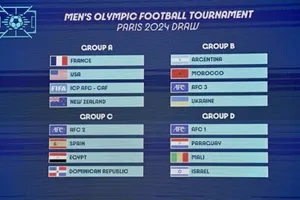 Môn bóng đá sẽ bắt đầu vào ngày 24-7 tức 2 ngày trước lễ khai mạc Thế vận hội.