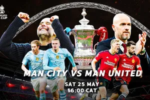 Man.City thắng 2-1 vào năm ngoái và tiếp tục được đánh giá cao hơn Man.United vào thứ Bảy này.