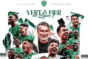 AS Saint-Etienne giành quyền trở lại Ligue 1 vào mùa tới
