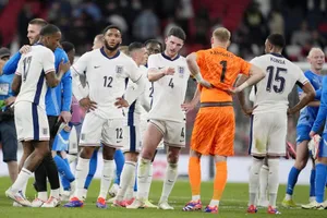 Đội tuyển Anh của HLV Gareth Southgate bị một số người hâm mộ la ó khi thua 0-1 trước Iceland.