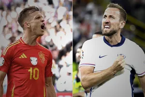 Dani Olmo và Harry Kane cạnh tranh Chiếc giày vàng khi chơi trận chung kết ở Berlin.