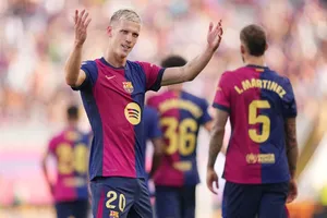 Dani Olmo đã hòa nhập nhanh chóng khi ghi 6 bàn sau 12 trận cho Barcelona ở mùa giải này.