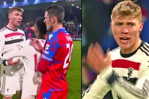 HLV Ruben Amorim cho biết việc Rasmus Hojlund và Amad Diallo cãi nhau là “dấu hiệu tốt”.