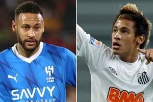 Neymar trở lại CLB thời thơ ấu Santos khi anh kết thúc 17 tháng đáng thất vọng tại Al Hilal.