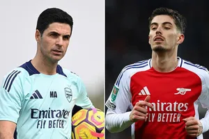 HLV Mikel Arteta và Arsenal đang lo lắng về thể trạng của Kai Havertz.