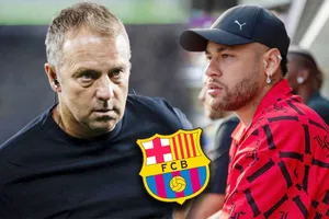 HLV Hansi Flick dửng dưng trước khả năng tiền đạo Neymar trở lại Barcelona.