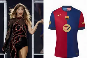 Tên của Taylor Swift sẽ xuất hiện trên áo đấu trận “El Clasico” tiếp theo của Barcelona.