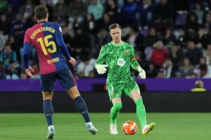 Thủ thành số 1 Marc-Andre ter Stegen đã thi đấu trở lại sau 7 tháng vắng mặt vì chấn thương.