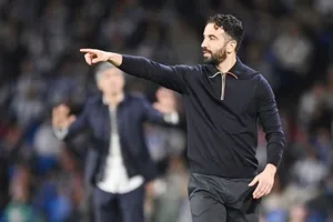 HLV Ruben Amorim khẳng định ông vui vì thấy cầu thủ Man.United đã chơi tốt hơn.