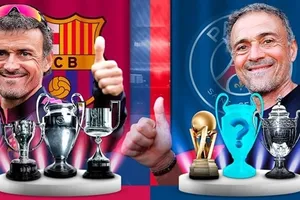 Luis Enrique săn tìm "cú ăn 3" thứ 2 khi PSG đối mặt Inter Milan ở chung kết